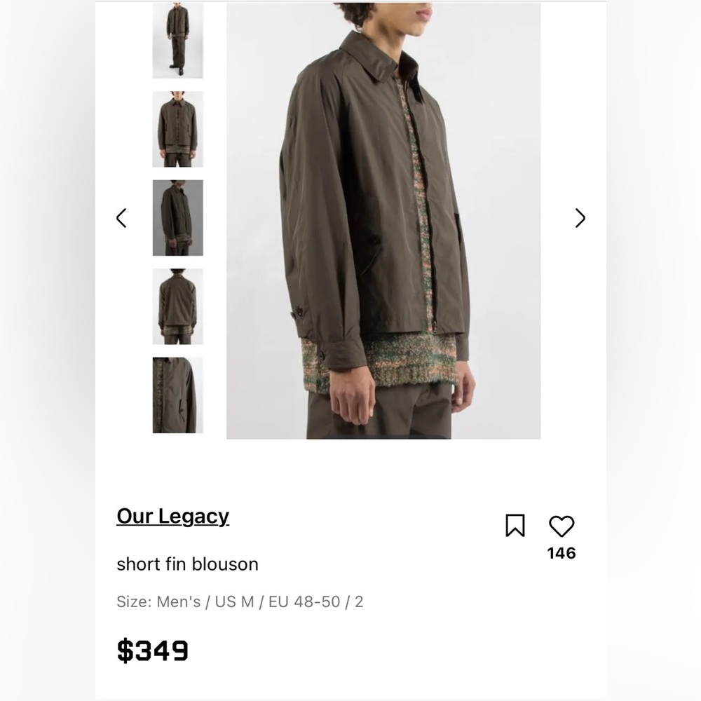 Our Legacy jacket